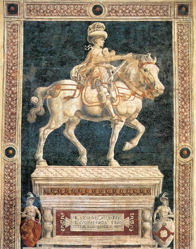 Andrea del Castagno Monument to Niccolo  da Tolentino china oil painting image